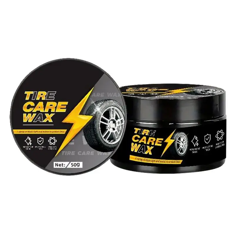 

Black Shining Tire Wax Long-Lasting Durable Protection And Brightening For Car, Bike And Motorcycle Tires Dressing Auto Detailng