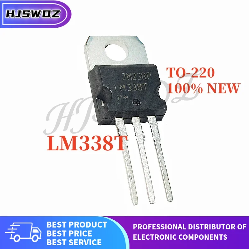 10 個新 LM317T LM337T LM338T LM350T LM317 LM337 LM338 LM350 TO-220 ハイパワー在庫電子部品トランジスタ