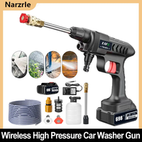 Cordless High Pressure Car Washer Spray Water Gun  Battery Foam Generator Car Washing Machine for Home