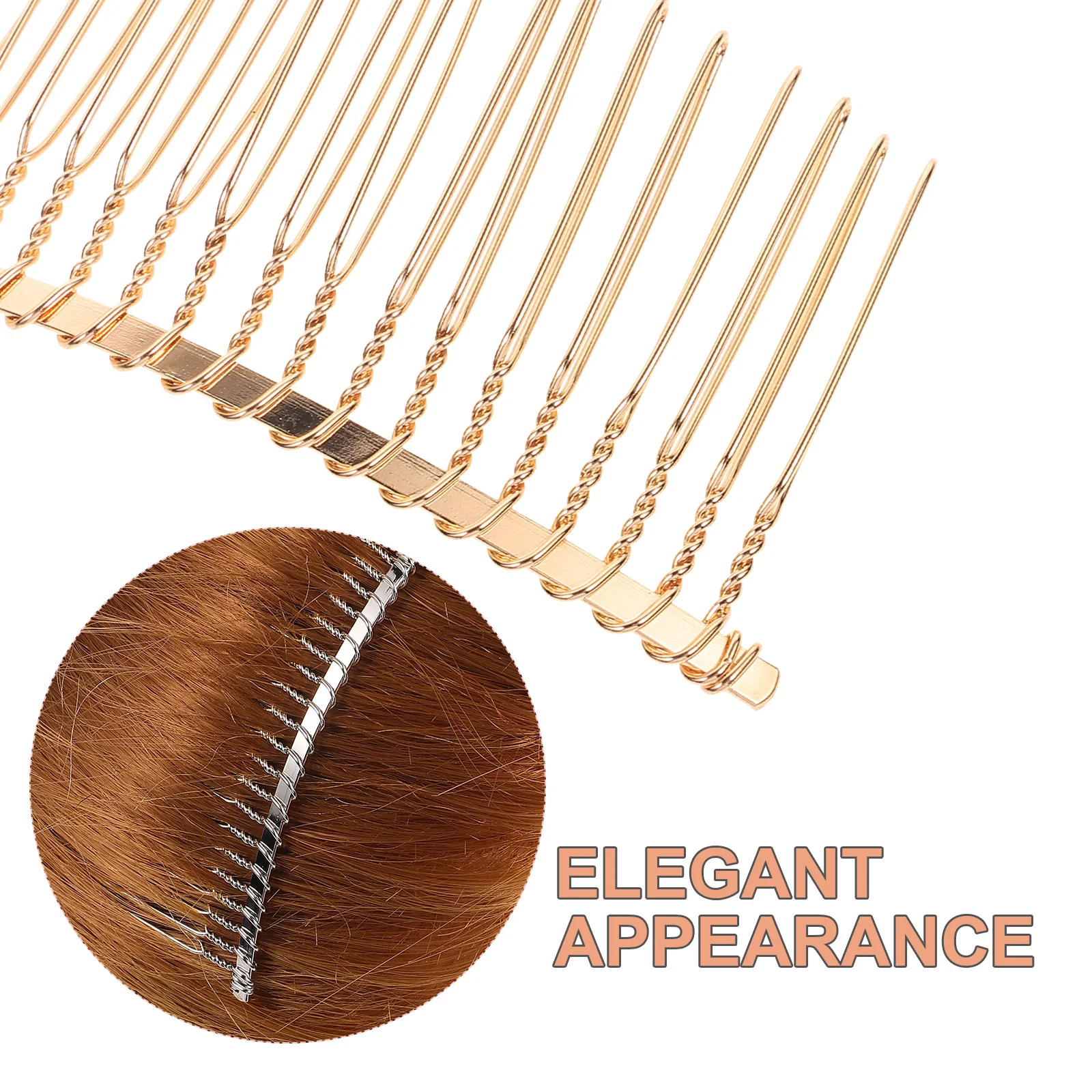 

12 шт., набор металлических расчесок для волос, 20 зубьев, петля, прочная необычная заколка для волос для свадьбы, расческа для волос, заколка для волос, заколка для волос