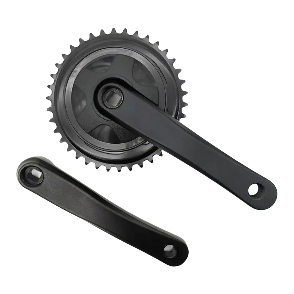 

Lightweight Folding Bicycle Chainring 42 38T 170mm Crank Arm Aluminum Alloy with Square Taper Bottom Bracket Fit