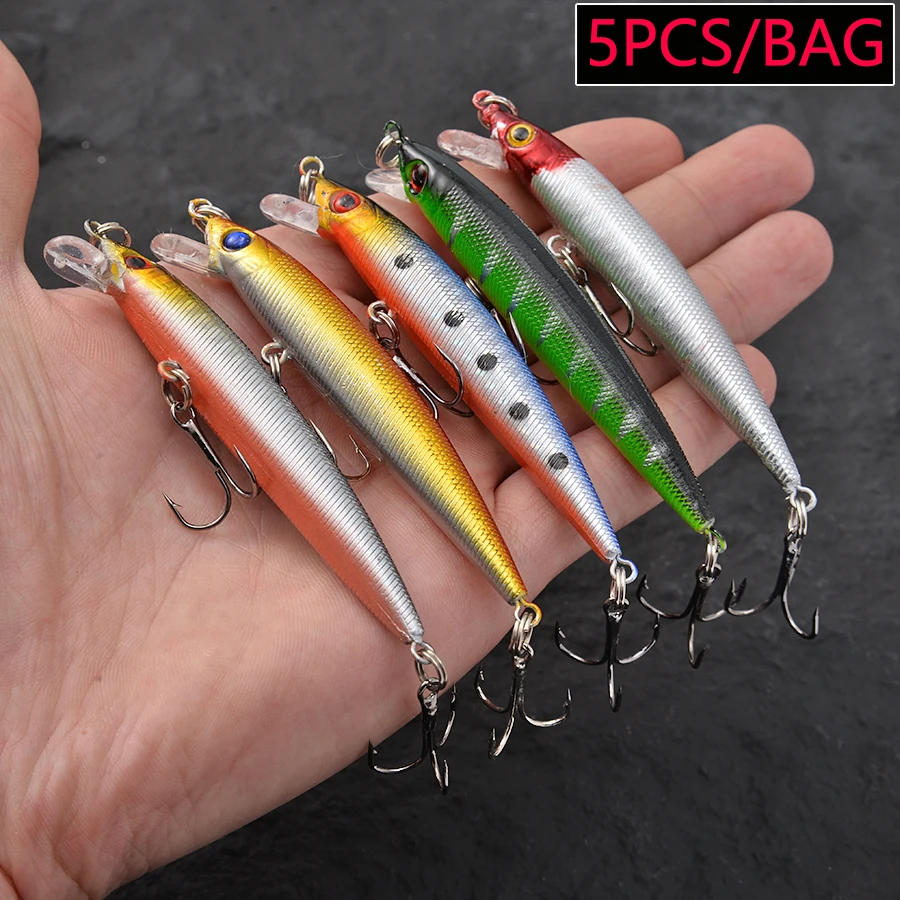 5pcs Floating Jerkbait Minnow - Fishing Lure Jerkbait review and price