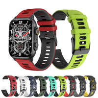 20/22mm Silicone Strap For COLMI C81 C61 C60/C8 Max Smartwatch Band For COLMI P8 P28 Plus/P73 P82/P71 P60 P68/i28 Ultra Correas