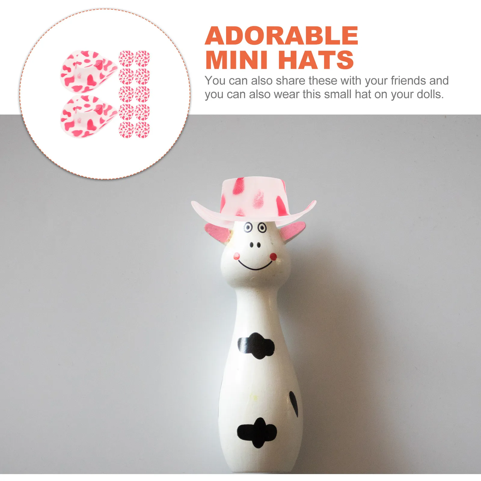 20 peças de mini chapéus para artesanato, decorativos, pequenos, delicados, adoráveis, em miniatura