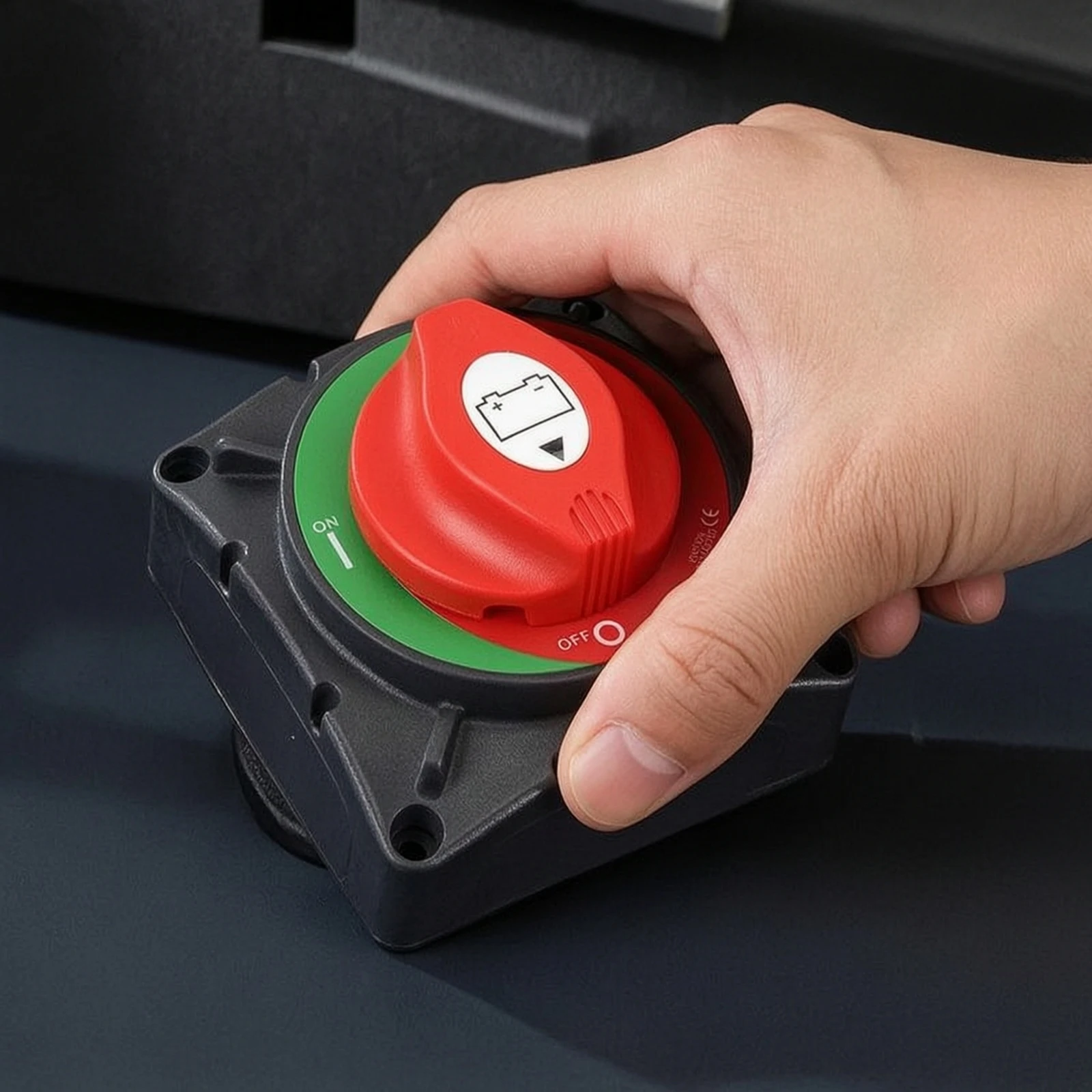 Battery Disconnect Switch Knob-Style Battery Cutoff Switch Easy to Install Universal for Marine, RV view 6