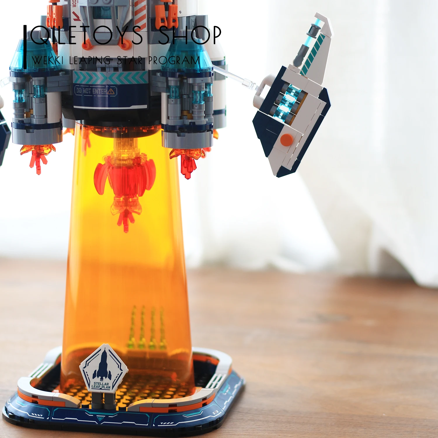 IN VOORRAAD MOC Idee Technische Luchtvaart Raketten Bouwstenen Bakstenen Assembleren Model DIY Speelgoed voor Kinderen Verjaardagscadeau Set