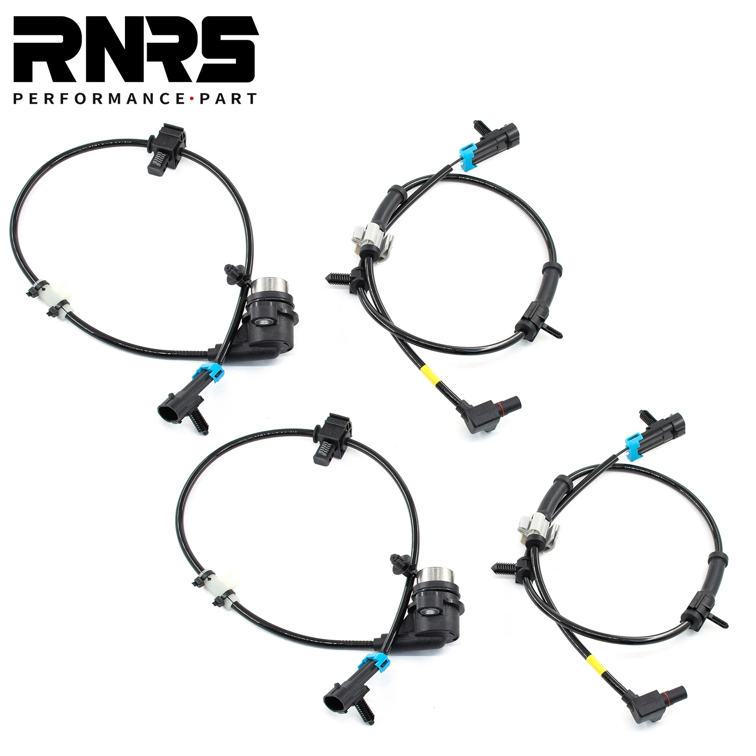 4 PCS Front Rear Left and Right ABS Wheel Speed Sensor For CHEVROLET EXPRESS GMC SAVANA 1500 2008-2012 15112379 15233108