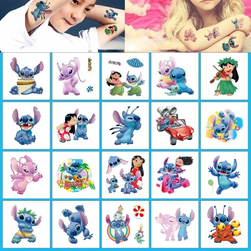 20 قطعة/المجموعة ديزني غرزة لصاقات وشم للماء لطيف ملصق مضحك الاطفال الفتيات عيد الميلاد هدية عيد ميلاد مكافأة لعبة #2