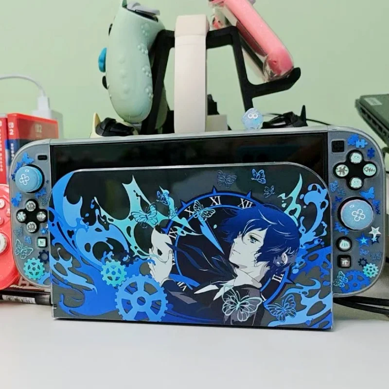 Makoto Yuki Hard Protective Case Semi Transparent Persona 3 Pattern Compatible With Switch 2 Oled Lite Game Console Cover view 2