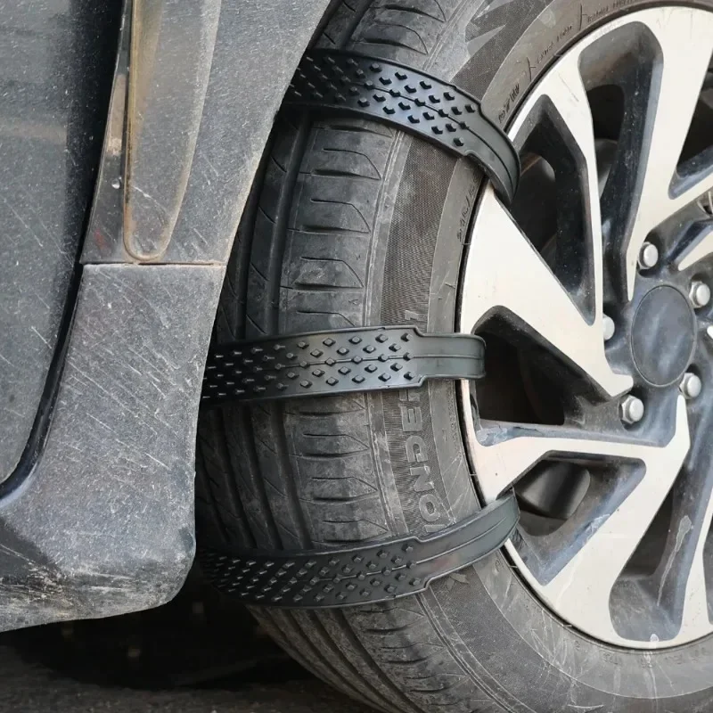 20/10 قطعة سلسلة الثلج البلاستيكية لإطارات السيارة توسيع سميكة الزاحف المضادة للانزلاق عجلة الشتاء أداة الطوارئ