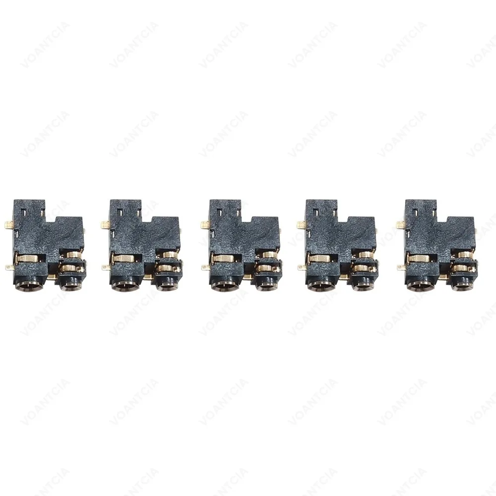 5pcs Stereo Audio Jack Inserts Headphone Connector Socket For CP150 PR400 Two Way Radio Accessories