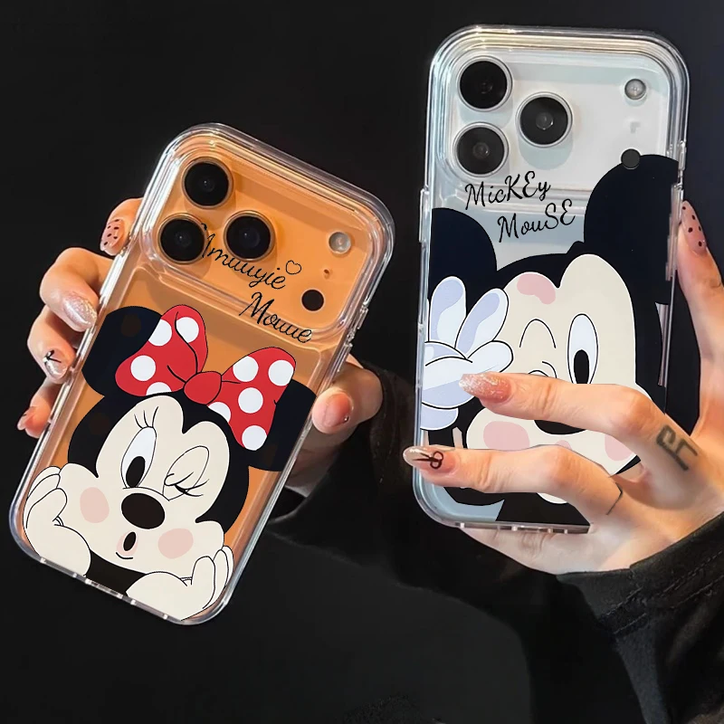 Чехол для телефона Xiaomi POCO X7 Pro X6 X5 M3 X3 NFC X4 GT M4 F5 Mi 11 Lite 5G NE 11T POCO C65 Cover Clear Cute Mickey Minnie Mouse