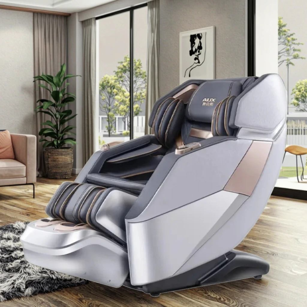 

VCT Luxury 3D Robotic Massage Chair Foot Roller AI Voice Health Check Zero Gravity Full Body Leg Airbag Infrared Physiotherapy