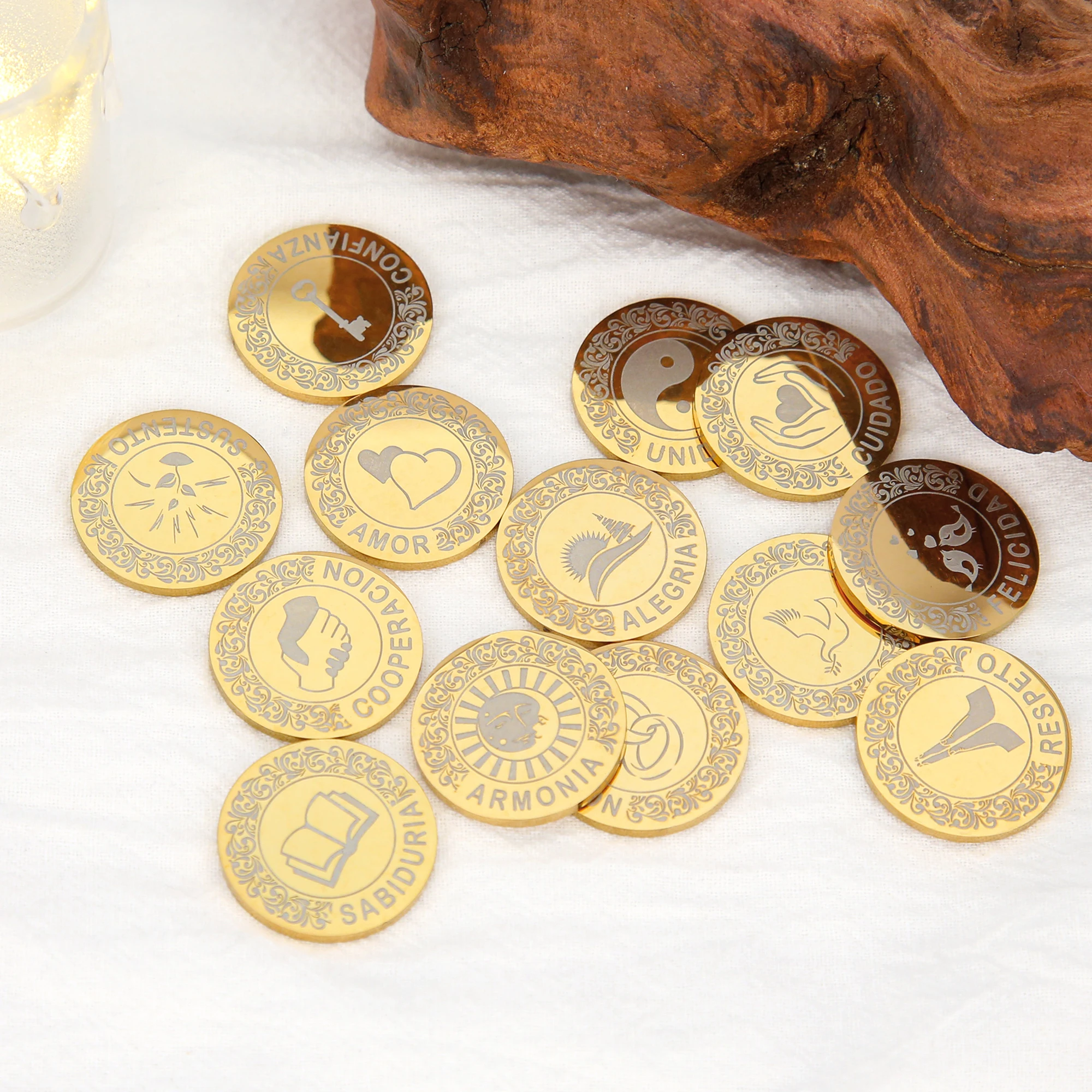 Arras de boda personalizadas Biblioteca personalizada Arrhae Las Arras Harras Set Accesorios de boda para ceremonia