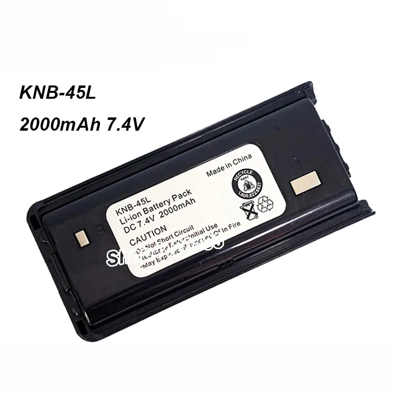 KNB-45L KNB-45 KNB-45Li 2000mAh 7.4V Battery For Kenwood TK-2200 TK-2200L TK-2200P TK-2200LP Two-Way Radio Walkie Talkie