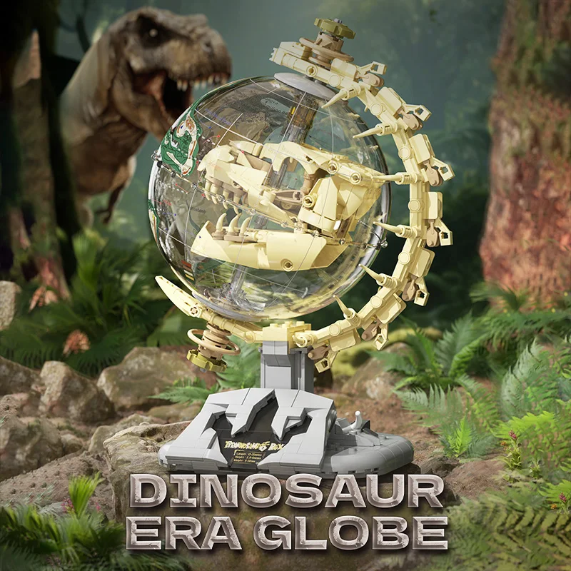 

Jurassic Dinosaur Era Globe Model Tyrannosaurus Rex puzzle assembly toys Boy's birthday gift