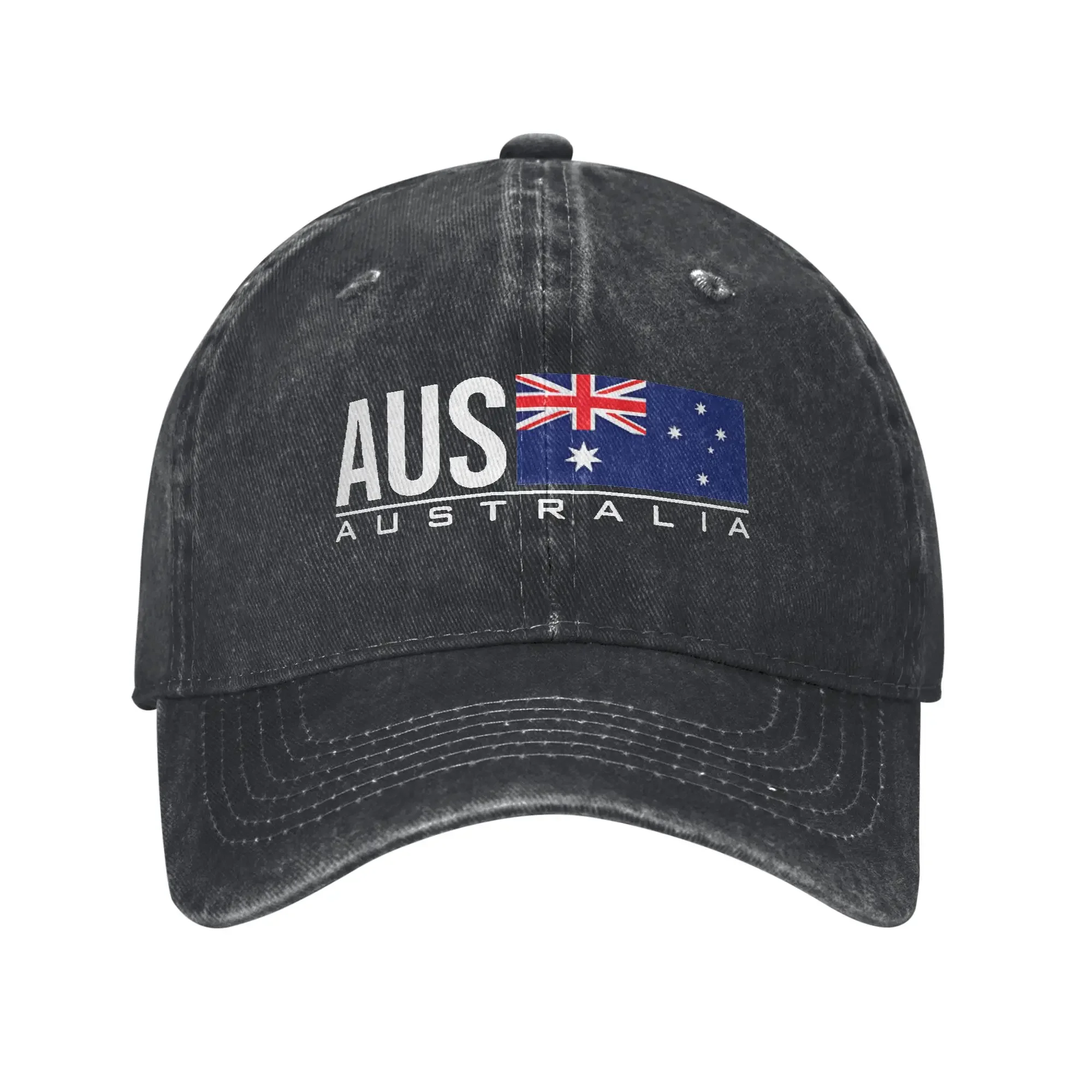 Vintage Australia Flag Australian Pride Baseball Caps For Men Women Distressed Washed Sun Cap AUS Outdoor Summer Gift Caps Hat