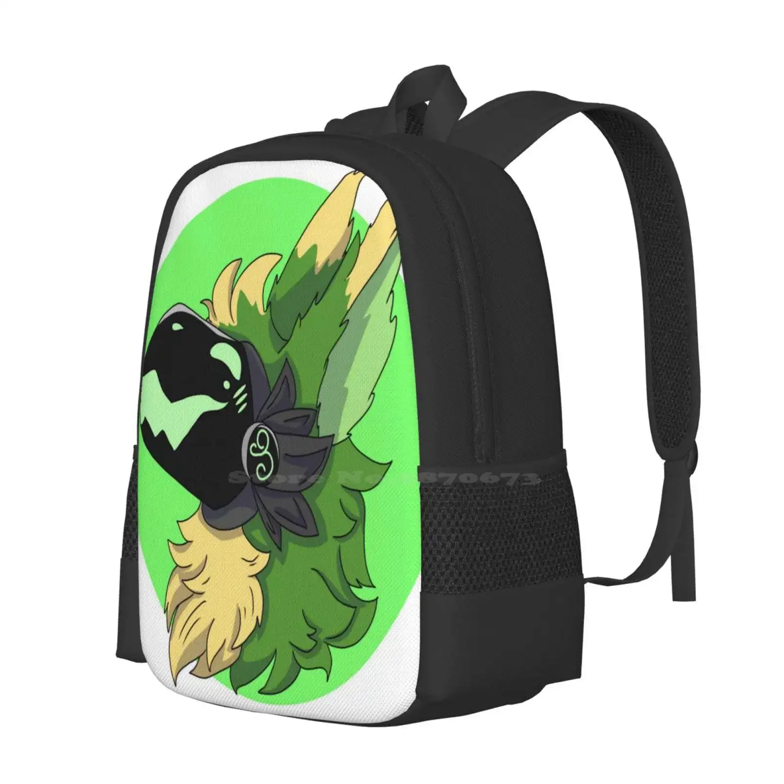 Protogen Лидер продаж, школьный рюкзак, модные сумки, зеленый протоген, милый протоген, желтый протоген, киборг