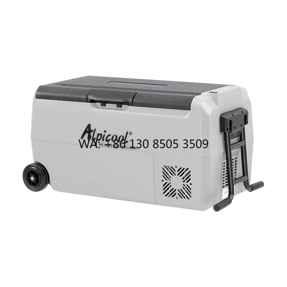 

ET36 App-Controlled 12/24V Car Refrirator With Compressor 36L Freezer Door Buckle Handle Wheels