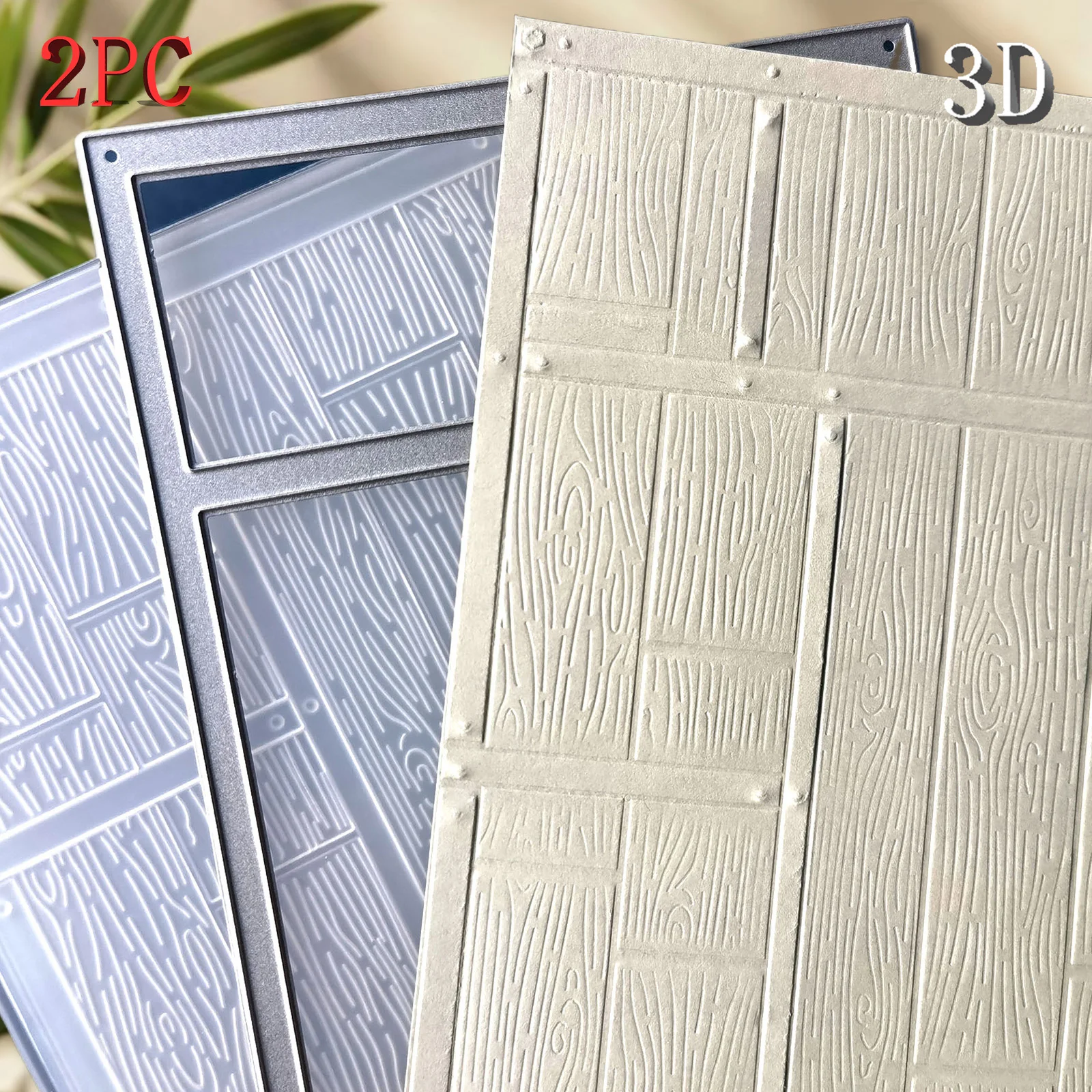 إطار النافذة ثلاثي الأبعاد منقوش ومجلد قالب مطابق لنمط الملمس الخشبي وخلفية DIY لمواد القصاصات اليدوية، تستخدم لـ