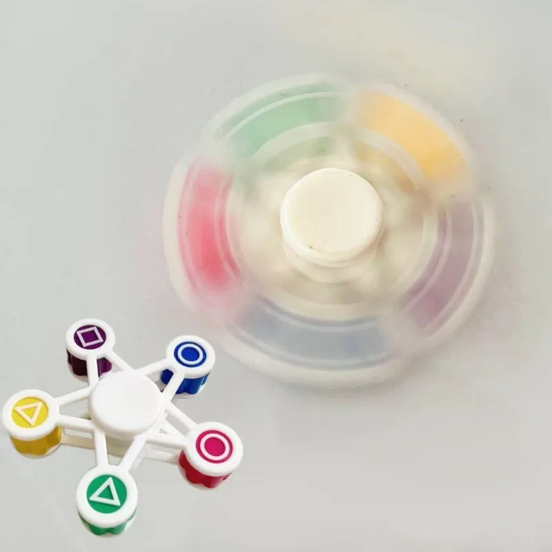 Tintenfisch Spiel Fidget Spinner Roller Kreisel Spitze Gyro EDC Stress Reduzieren Spielzeug Lindern Entlasten Angst Anti-Stress Kinder