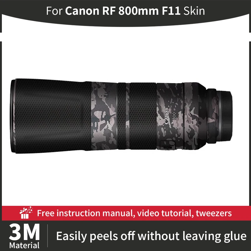 Für Canon 800mm Haut Canon RF 800mm F11 Kamera Objektiv Haut Anti-Kratzer Kamera Objektiv Aufkleber Schutz folie