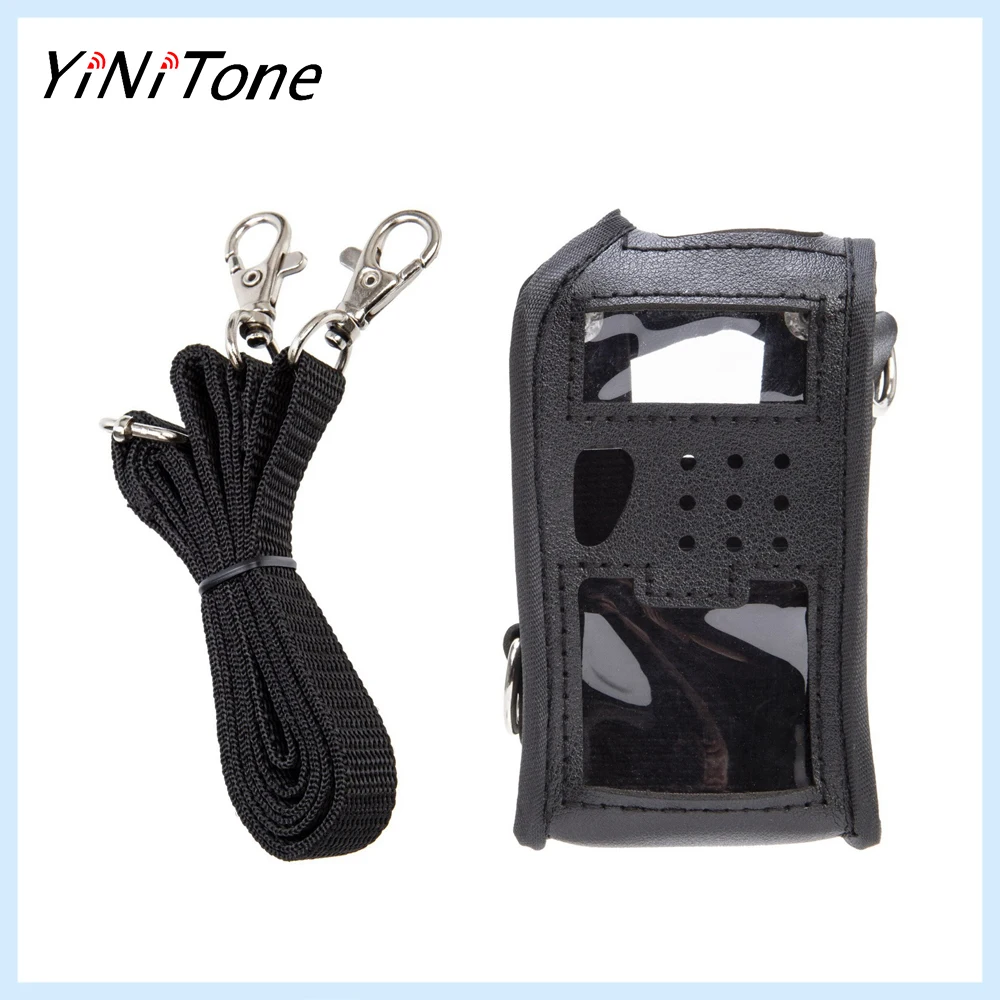 UV-5R UV-5RA Plus UV-5RE Plus UV-5RB RONSON UV-8R Ham Radio Walkie Talkie High Quality Soft Leather Case Protection Bag