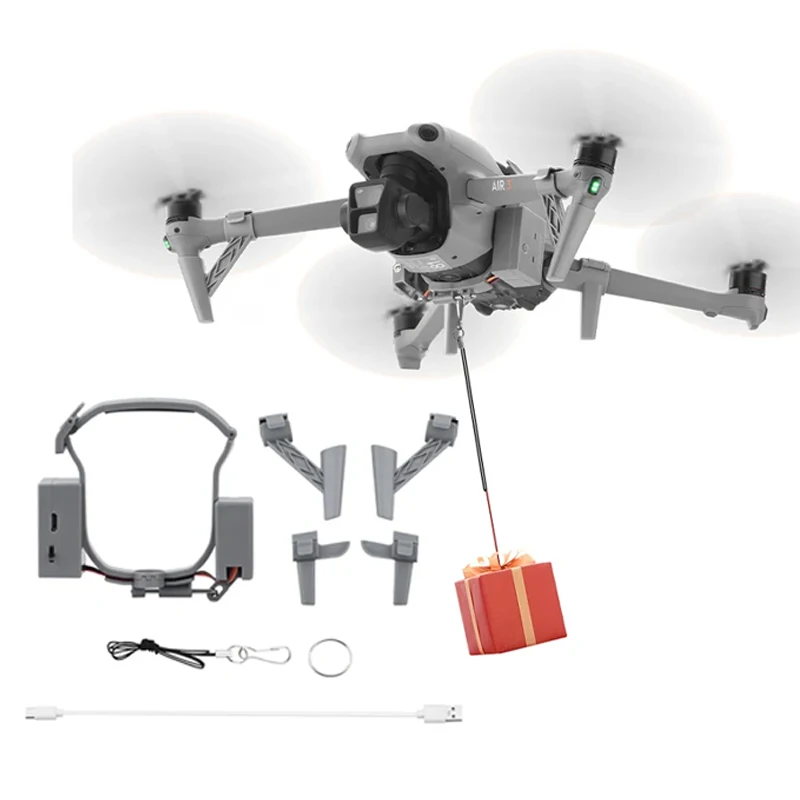 

Система BRDRC Airdrop для DJI Air 3/Air 3S, быстроразъемный метатель для рыбалки, свадебные подарки, аксессуары для спасения дрона