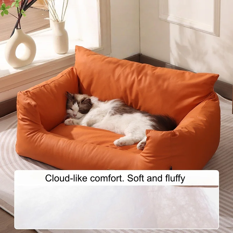 

Luxury Modern Orthopedic Memory Foam Dog Bed for Medium Dogs with PP Cotton Pet Mat and Comfortable Sofa Design for Cats