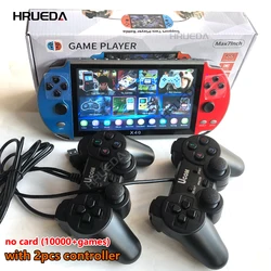 X40 retro video game console 7 inch HD screen built in 16GB handheld game console player with two gamepad Children's Gifts