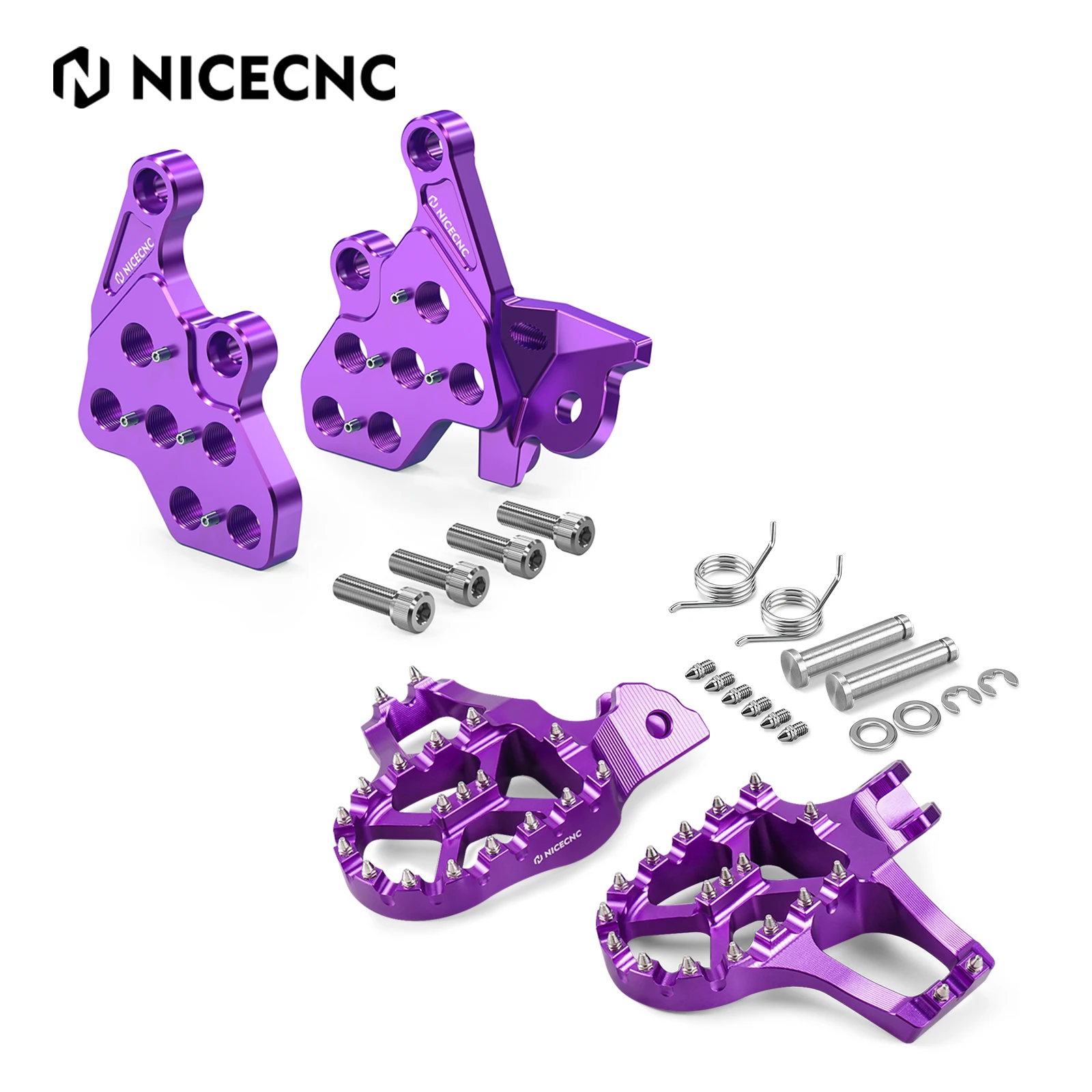 AliExpress NICECNC For Surron Light Bee X S L1E 2017-2024 Electric Dirt Bike Extender Foot Pegs & Footrest Bracket For Segway X160 X260