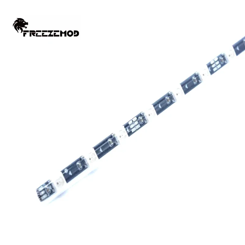 خزان تبريد المياه بالكمبيوتر RGB LED 5 فولت لخزان المياه الأسطوانية، مع أنبوب زجاجي شفاف، يدعم MOBO ARGB SYNC