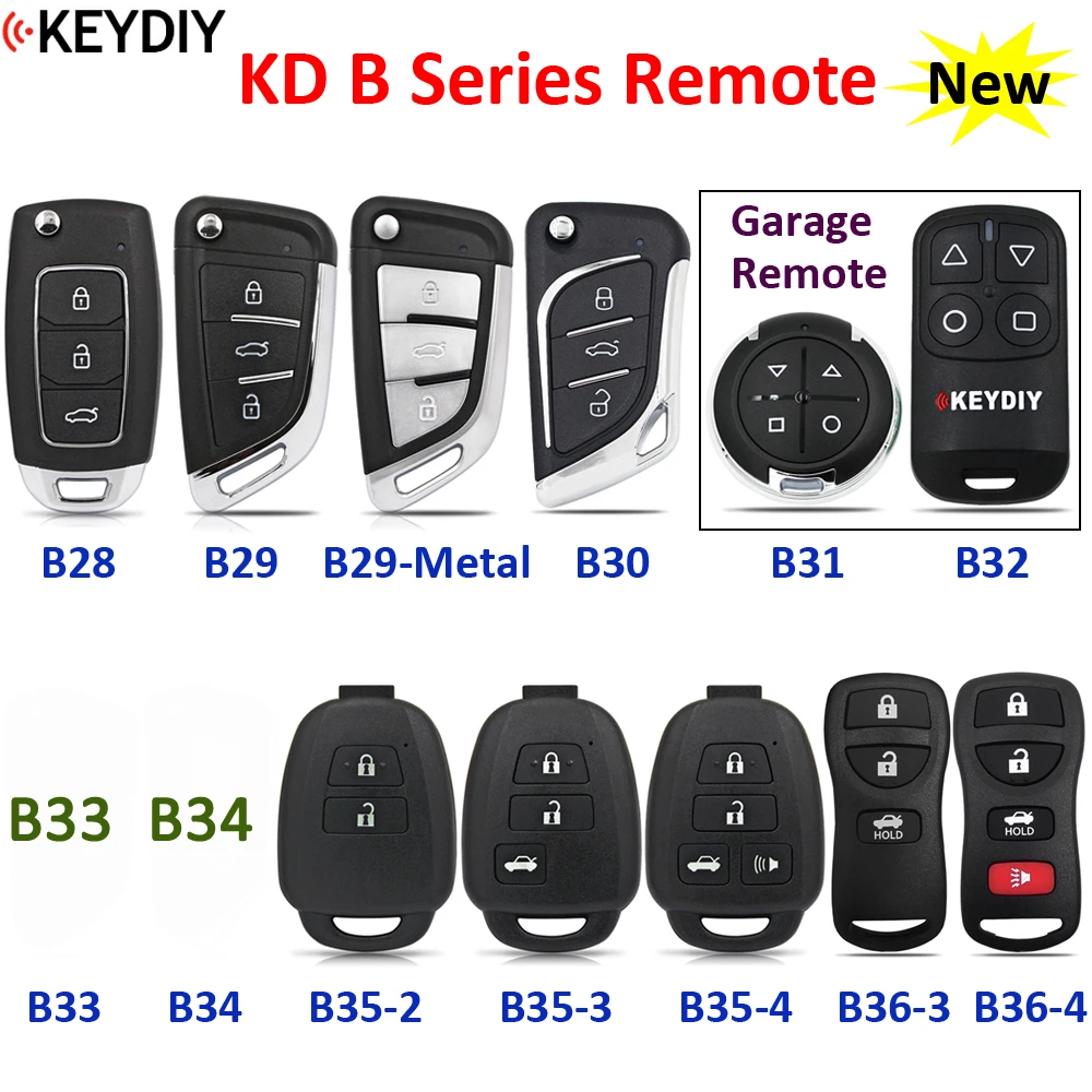 KEYDIY KD B28 B29 B29 B30 B31 B32 B33 B34 B35-2 B35 B36 B Series пульт дистанционного управления автомобильный ключ для KD900 URG200 Mini KD Φ