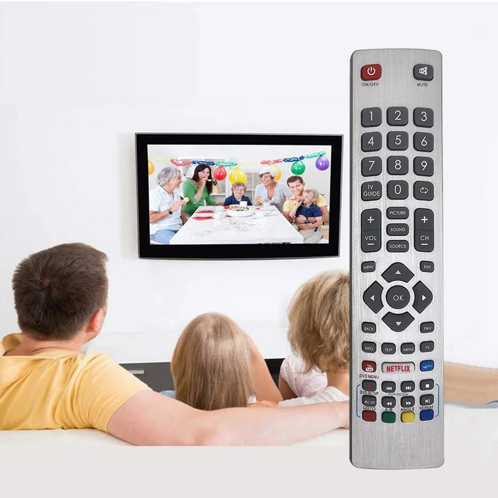 Replacement for the new SHW/RMC/0115 SHWRMC0115 Remote Control for Sharp Aquos 3D HD Smart TV with Netflix Youtube NET+