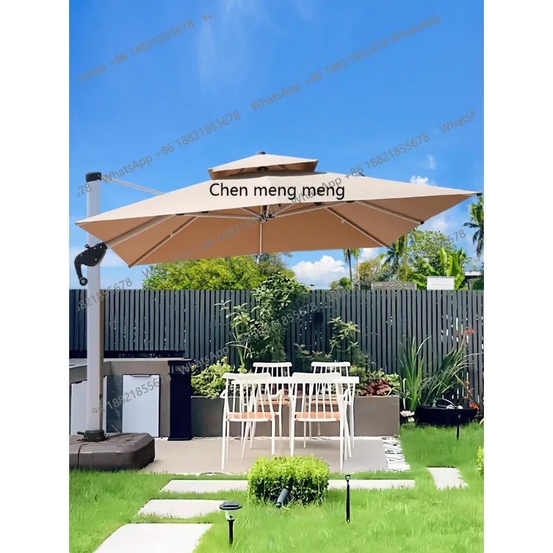 Outdoor, Garden Umbrella, Outdoor Terrace Garden Villa Open Air, Shade Sun Umbrella