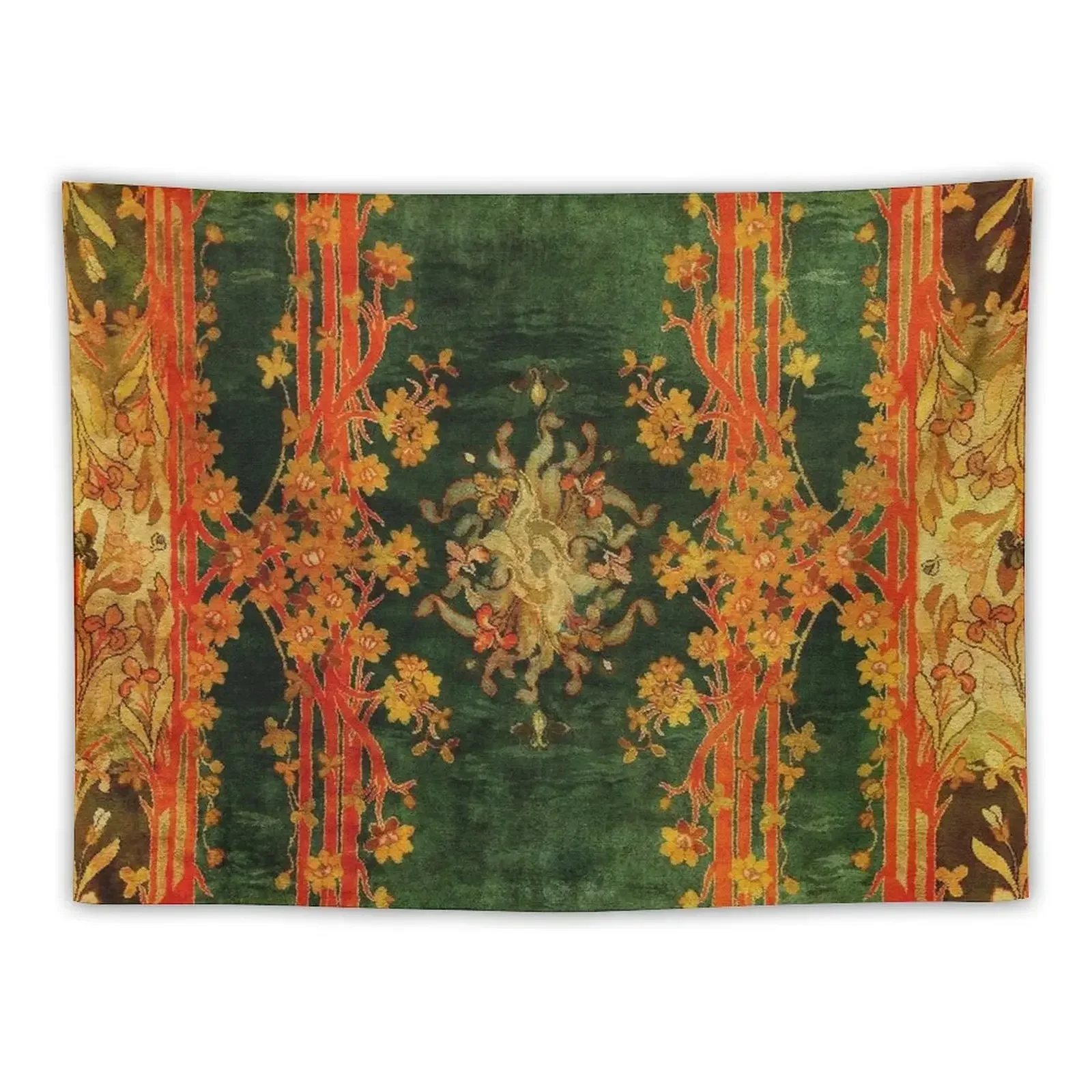 Antique Art Nouveau Irish Donegal Rug Print Tapestry Cute Room Things Decoration For Rooms Wall Decoration Items Tapestry