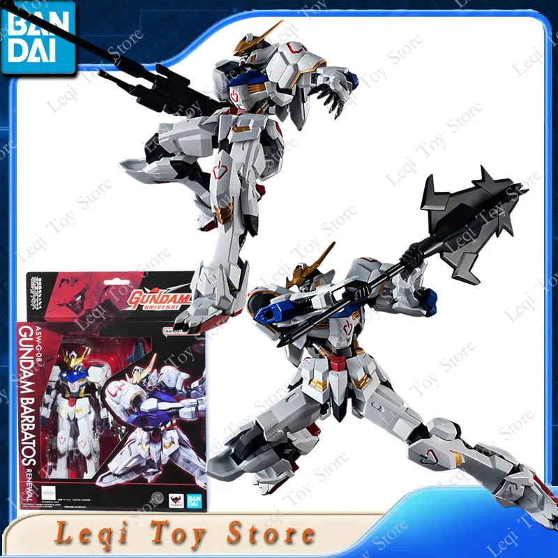 Oryginalne figurki akcji Bandai GUNDAM UNIVERSE RX-78-2 GF13-017NJ II BURNING ASW-G-08 GUNDAM BARBATOS, zabawki, model do kolekcjonowania, prezent