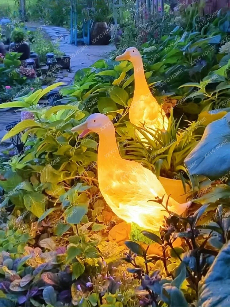 

Solar Garden Lamp Outdoor Animal Lamp Waterproof Villa Duck Lamp Outdoor Garden Landscape Garden Lawn