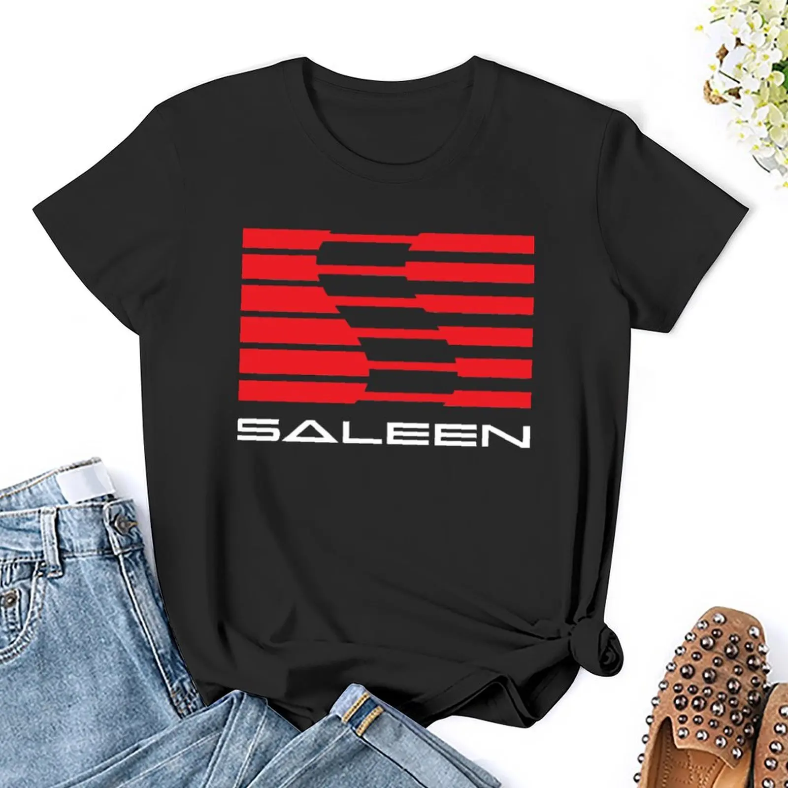 Saleen T-Shirt lady clothes Short sleeve tee korean fashion Women's summer blouses 2024