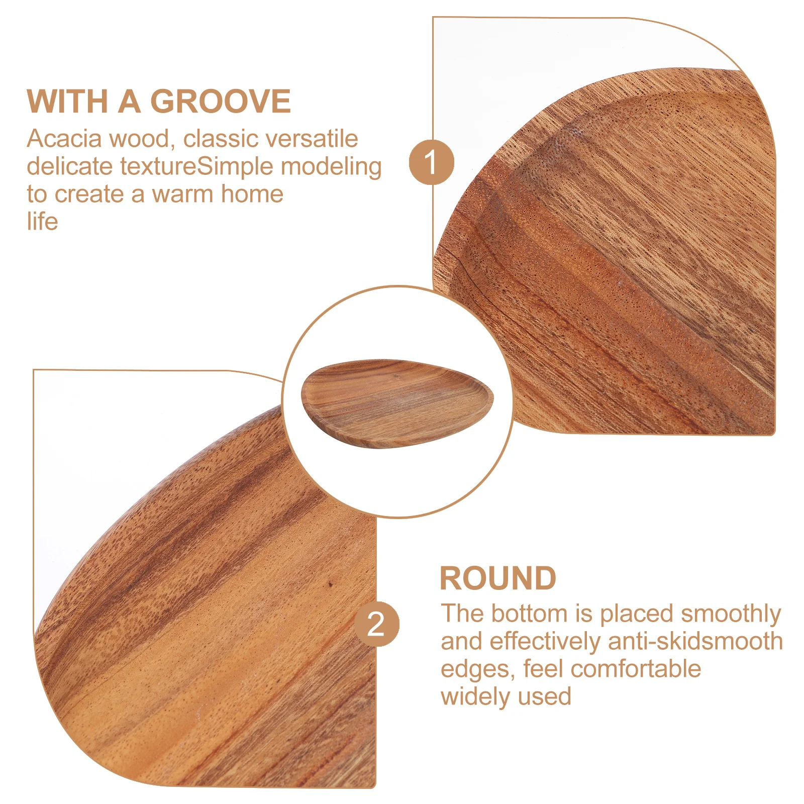 Sweet Dessert Tray with Unique Irregular Shape Design for Fruit Cake Snacks Storage Multi-Function Food Tray Household Kitchen