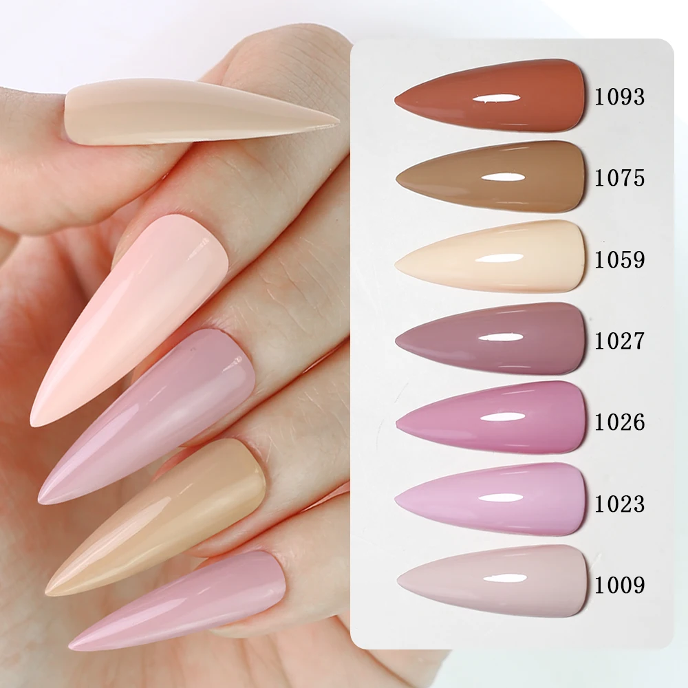 قوس قزح غيني الصلبة هلام مسمار البولندية شبه دائمة LED الأشعة فوق البنفسجية مصباح الورنيش الغراء الوردي Gellac قاعدة معطف فوقي طلاء الأظافر الفن Pvoy اللون #5