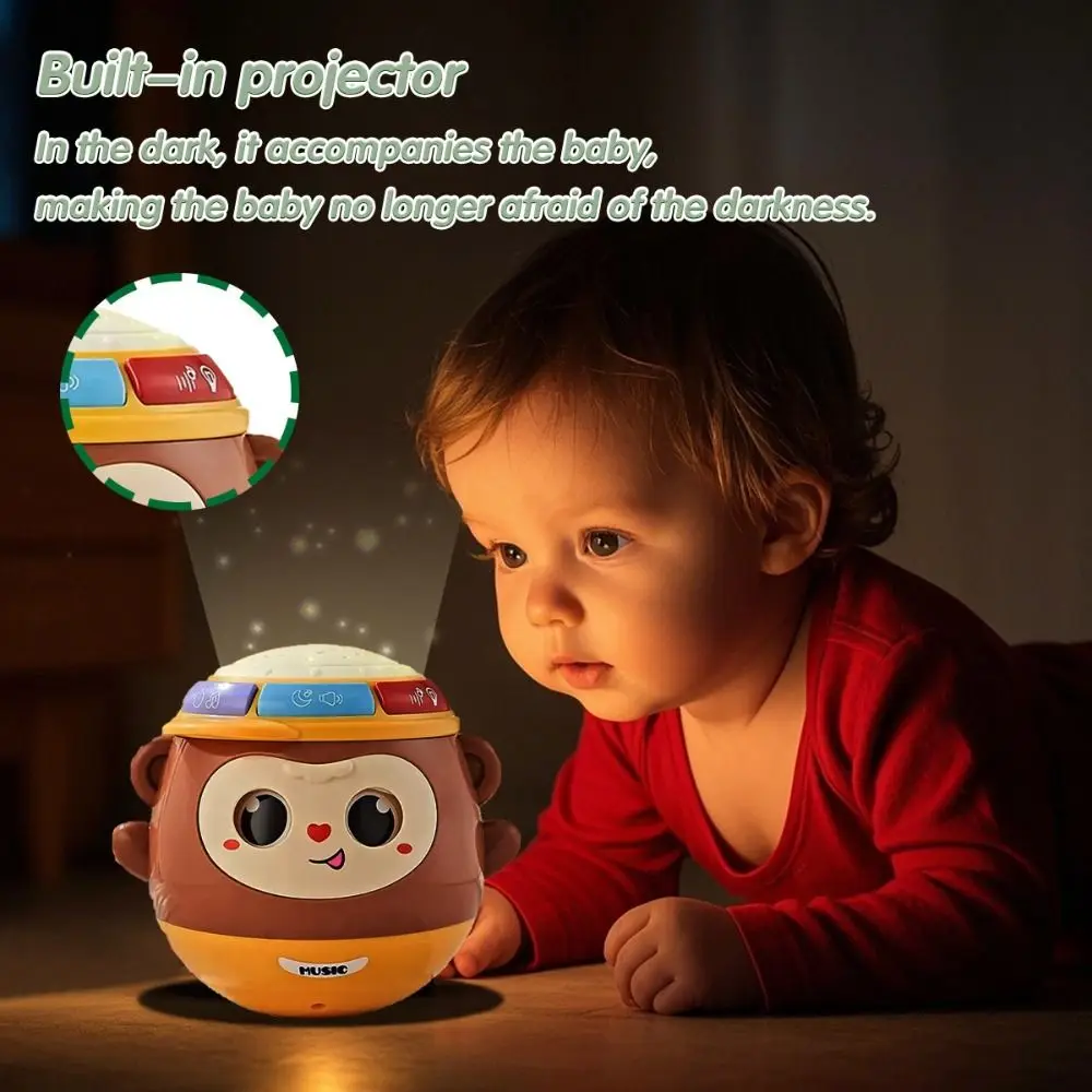 Educational Crafts Tummy Time Rocking Handmade Desktop Decoration Tumbler Rocking Mini Statue Face Changing Children Gifts