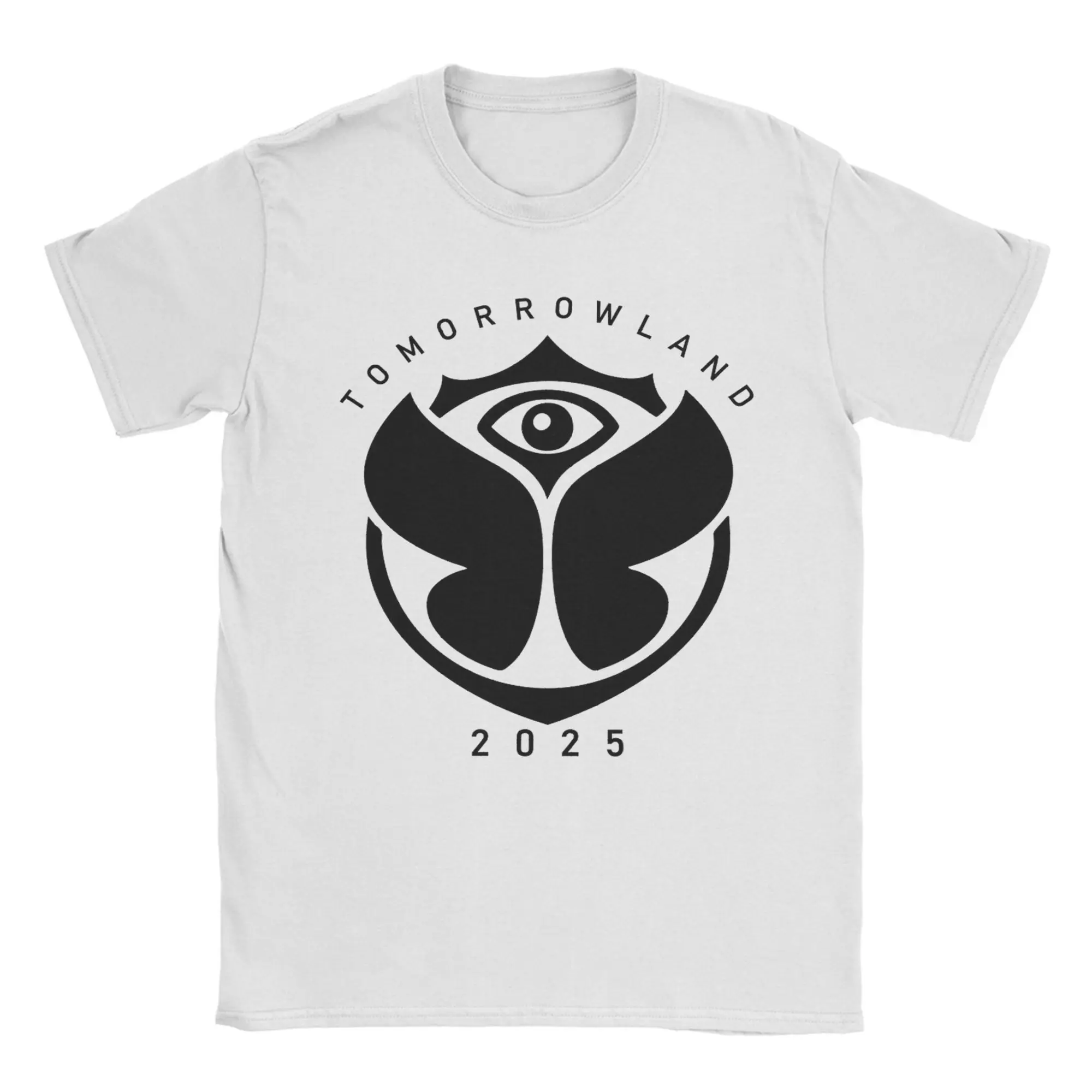 

Tomorrowland 2025 festival trip T-Shirt Summer Vintage T-Shirts 100% Cotton Harajuku Tee Shirt For Mens Short Sleeves Tees