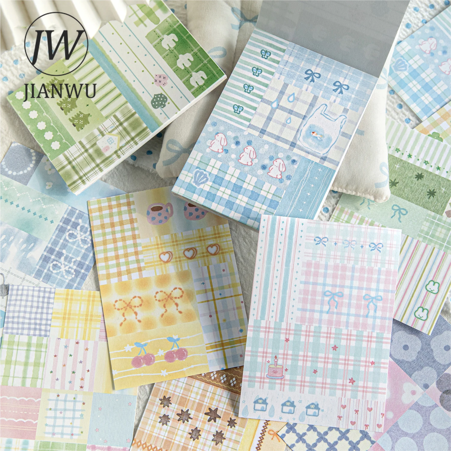 JIANWU Serie Museo del Patchwo - Vintage Junk Journal Scrapbooking Paper reseña y precio