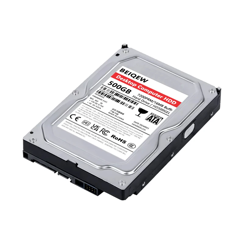 Disco rigido desktop HDD da 500 GB 16 MB cache 7200 giri/min Disco rigido interno da 3,5 pollici SATA 3.0