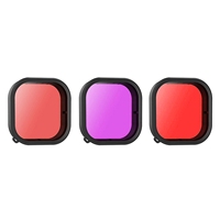 For GoPro Hero11 Black / HERO10 Black / HERO9 Black Action Camera  Square Housing Diving Color Lens Filter