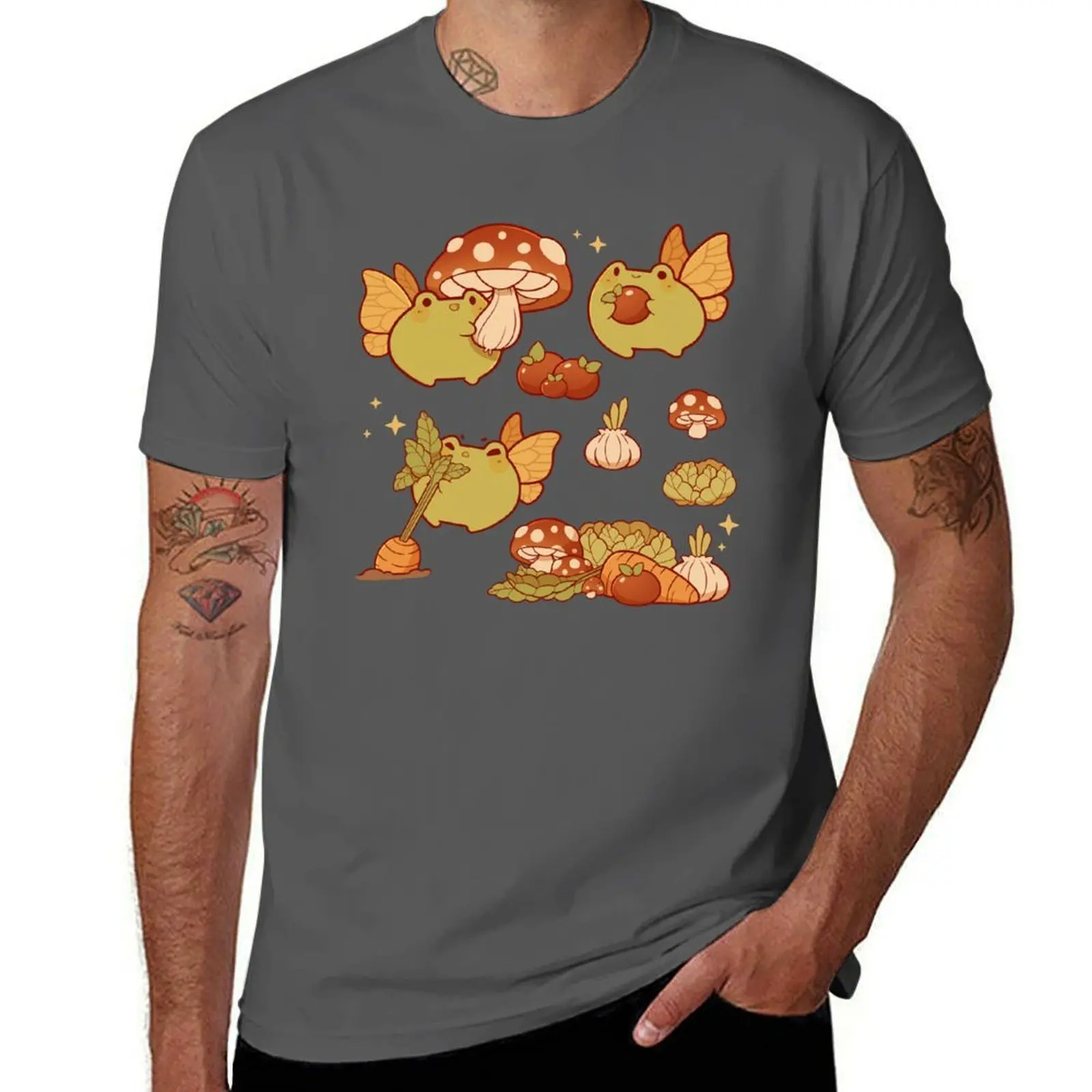 Frog fairy soup T-Shirt Soft Casual Short Sleeve Cotton Tee