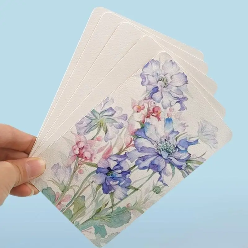  Watercolor Paper  Resistant to Yellowing 300GSM Cold-Pressed Textured Paper