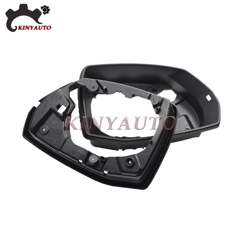 For Audi Q5L Q7 17-22 Side External Rearview Mirror Assy Lens Glass Turn Signal Light Lamp Lower Lid Shell Frame Cover Holder