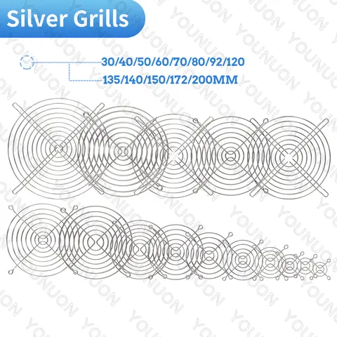 8 best sales 80 मिमी फैन ग्रिल - №5